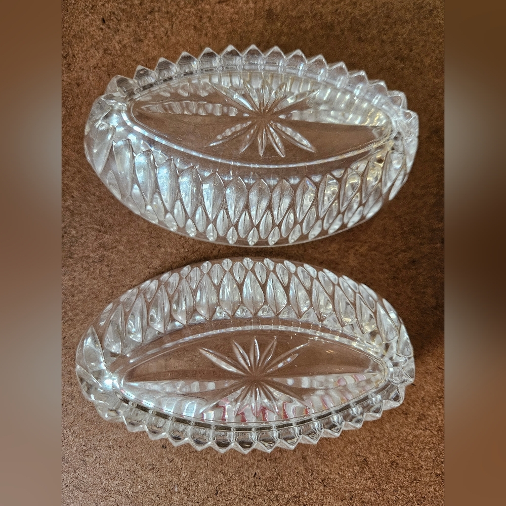 Vintage Pair of Princess House Lead Crystal Spoon/Fork #843 Set - Picture 6 of 6